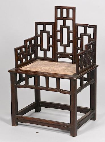 CHINESE THRONE CHAIR EARLY 20TH 389715
