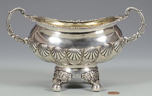 CLASSICAL COIN SILVER SUGAR BOWL  389735