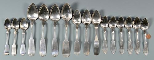 16 NASHVILLE COIN SILVER SPOONS16 38977c