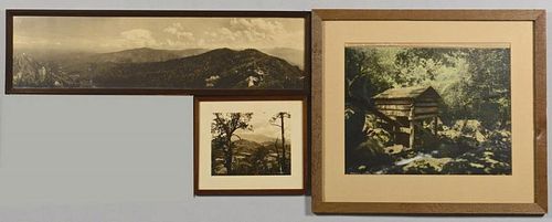 3 VINTAGE GREAT SMOKY MTNS. PHOTOS,