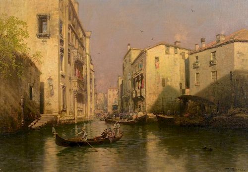 HERMANN HERZOG VENETIAN OIL ON 3897c0