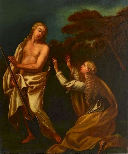 OLD MASTER CHRIST APPEARING TO 3897ef