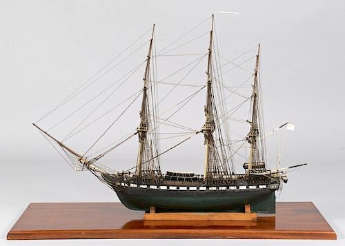 CASED MODEL, U.S.S. CONSTITUTION BY