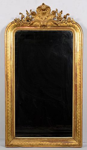 CONTINENTAL ROCOCO STYLE GILT MIRRORContinental 389850