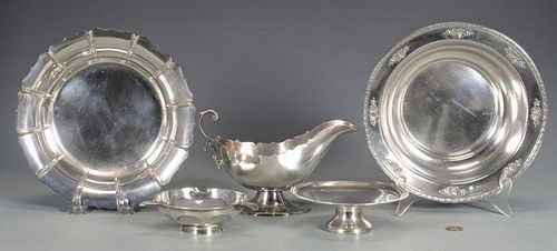 5 PC STERLING INC BOWLS SAUCEBOATFive 38986a