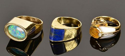 14K AND 18K FASHION RINGS1st item  389884