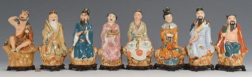 8 DAOIST IMMORTAL FIGURES8 Chinese 3898a9