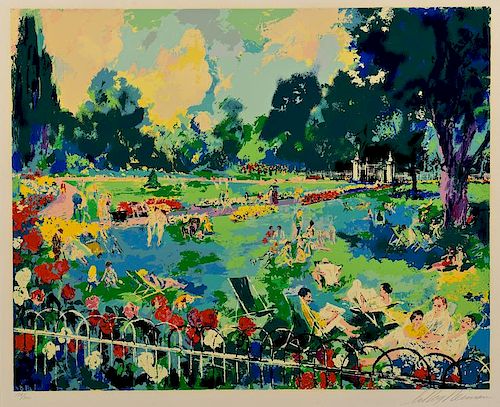 LEROY NEIMAN SIGNED SERIGRAPH, REGENTS