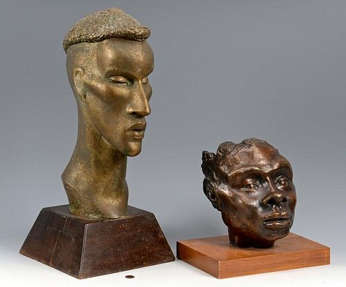 AFRICAN AMERICAN BUST AND MASK1st item: