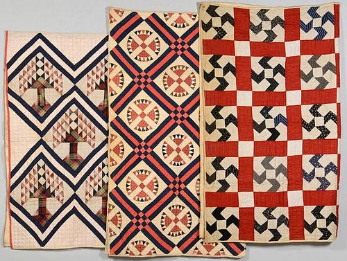 GROUP OF 3 EAST TN PIECED COTTON 389a75