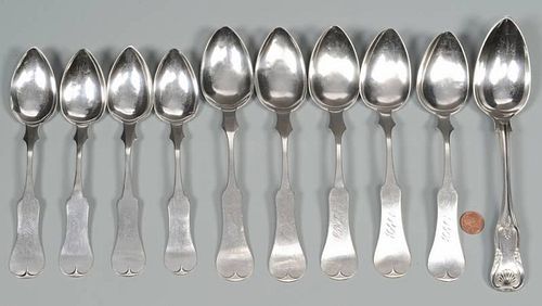 10 LEXINGTON KY COIN SILVER SPOONS10 389ab8