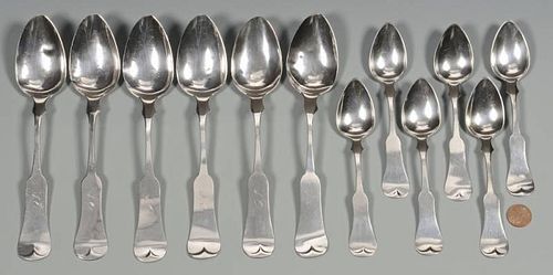 12 MILLER PADUCAH KY COIN SILVER SPOONS12