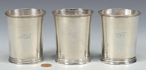 3 HYDE & GOODRICH JULEP CUPSThree