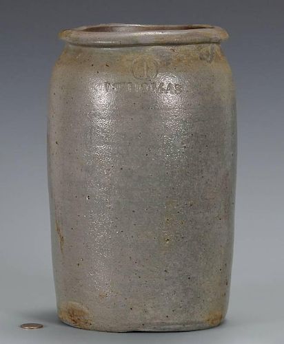 KENTUCKY STONEWARE JAR, I.THOMASStoneware