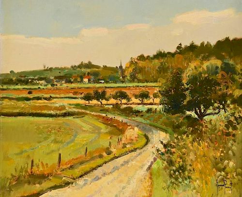 GERARD PASSET O/C, FRENCH LANDSCAPEGerard