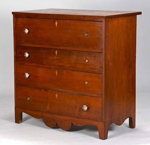 EAST TN CHEST OF DRAWERS SIGNED 389b96