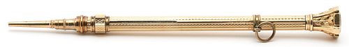 ART DECO 14K YELLOW GOLD PEN14K 38758c