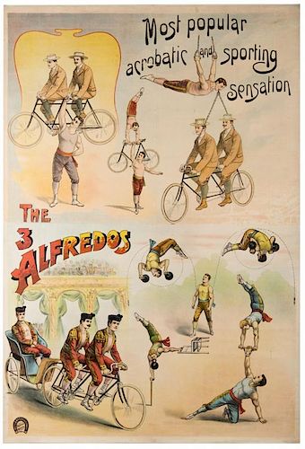 THE THREE ALFREDOS. MOST POPULAR ACROBATIC