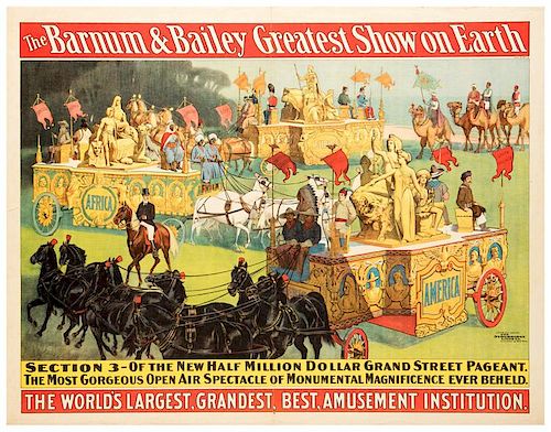 BARNUM AND BAILEY GREATEST SHOW