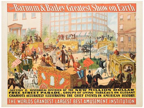 BARNUM AND BAILEY GREATEST SHOW