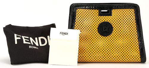 FENDI DEFENDER PEEKABOO SMALL YELLOW