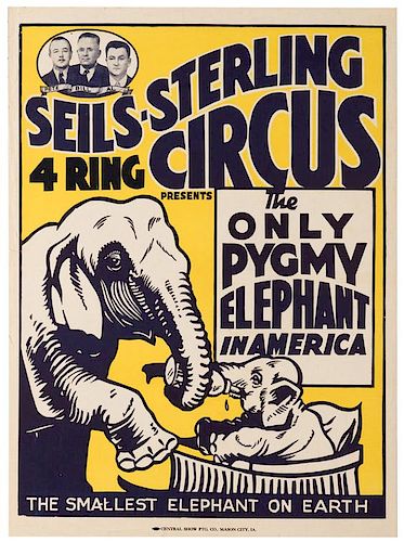 SELLS STERLING FOUR RING CIRCUS  387669