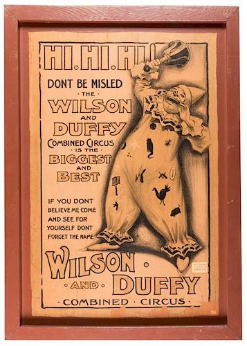 WILSON AND DUFFY COMBINED CIRCUS.