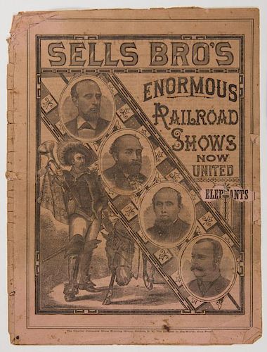 SELLS BROTHERS ENORMOUS RAILROAD 387693