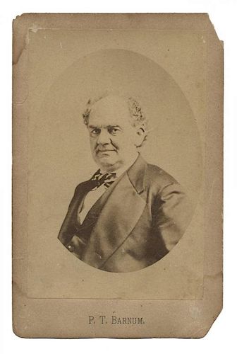 CABINET CARD PHOTOGRAPH OF P. T.