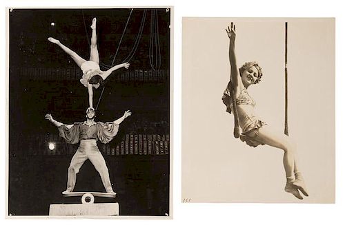 GROUP OF SEVEN VINTAGE TRAPEZE