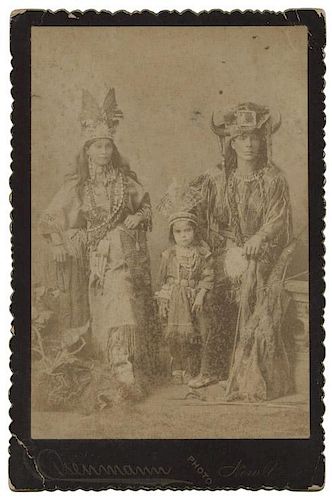 CABINET CARD PHOTO OF CHIEF ROLLING