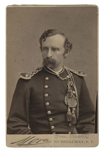 CABINET CARD PHOTO OF GENERAL GEORGE 3877a1