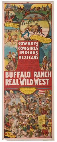 BUFFALO REAL RANCH WILD WEST.Buffalo