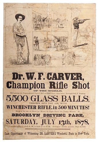 DR. W.F. CARVER, CHAMPION RIFLE
