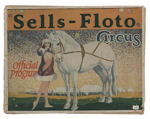 SELLS FLOTO CIRCUS PROGRAM WITH 3877ee