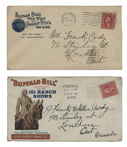 TWO BUFFALO BILL AND PAWNEE BILL 3877e9