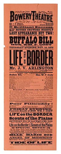 BUFFALO BILL: LIFE ON THE BORDER, AT