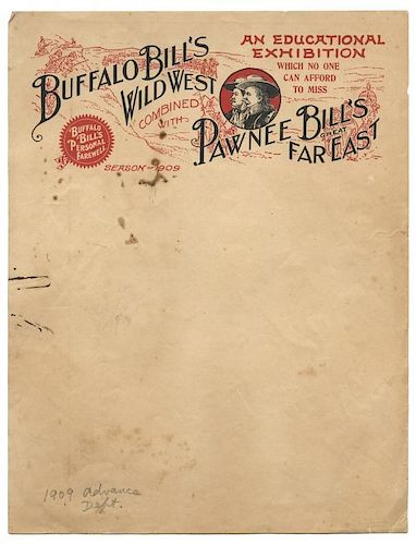 BUFFALO BILL LETTERHEAD Buffalo 3877fc