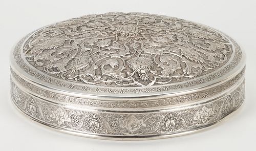 MIDDLE EASTERN REPOUSSE SILVER