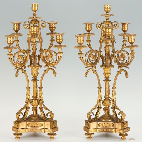 NAPOLEON III BRONZE CANDELABRAS  387862