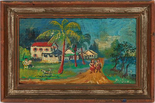 DAVID BURLIUK, FLORIDA LANDSCAPE