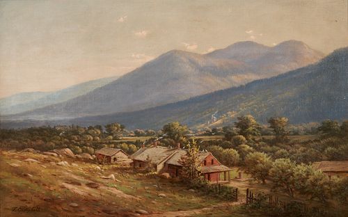 THOMAS CAMPBELL O C MOUNTAIN PAINTING 3878a5
