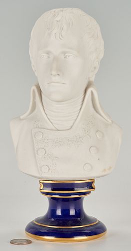 SEVRES BISQUE PORCELAIN BUST OF