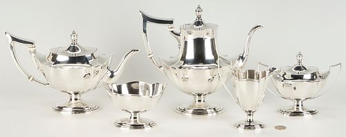 GORHAM PLYMOUTH 5-PIECE STERLING SILVER