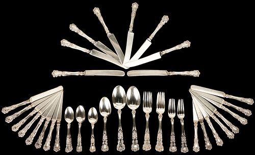 52 PIECES OF GORHAM BUTTERCUP STERLING