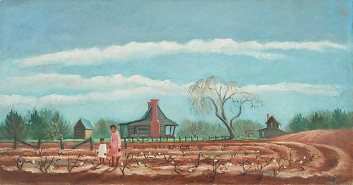 GEORGE CRESS SOUTHERN FARM SCENE 387a1d