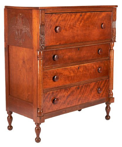 KENTUCKY SHERATON CHERRY INLAID CHEST