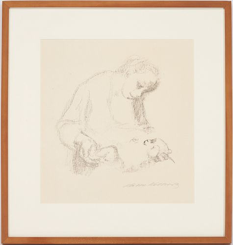 SCARCE KATHE KOLLWITZ LITHOGRAPH,