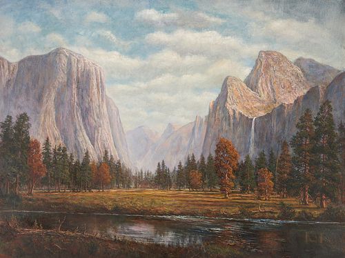 JERRY MALZAHN O/C LANDSCAPE, YOSEMITE