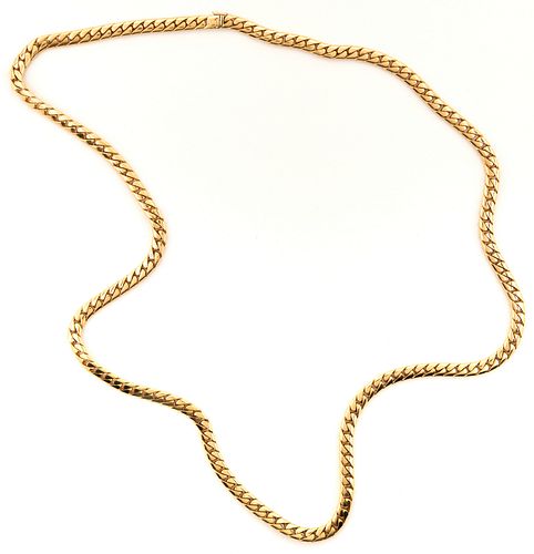 18K GOLD CHAIN NECKLACE18K yellow